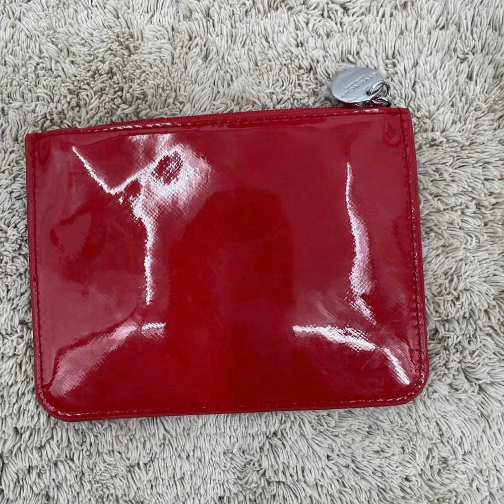 Givenchy Red Patent‎ Leather Coin Pouch Bag 6x4.2